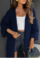 Długi Cardigan Meet Me There Himmelblau