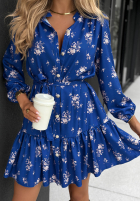 Koszulowa Kleid z falbanką Call My Name Burgunderrot