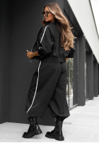 Sweat Set Sweatshirt i Hose z lampasem Unbelievable Schokoladenbraun