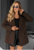 Blazer oversize Classy Touch Schwarz