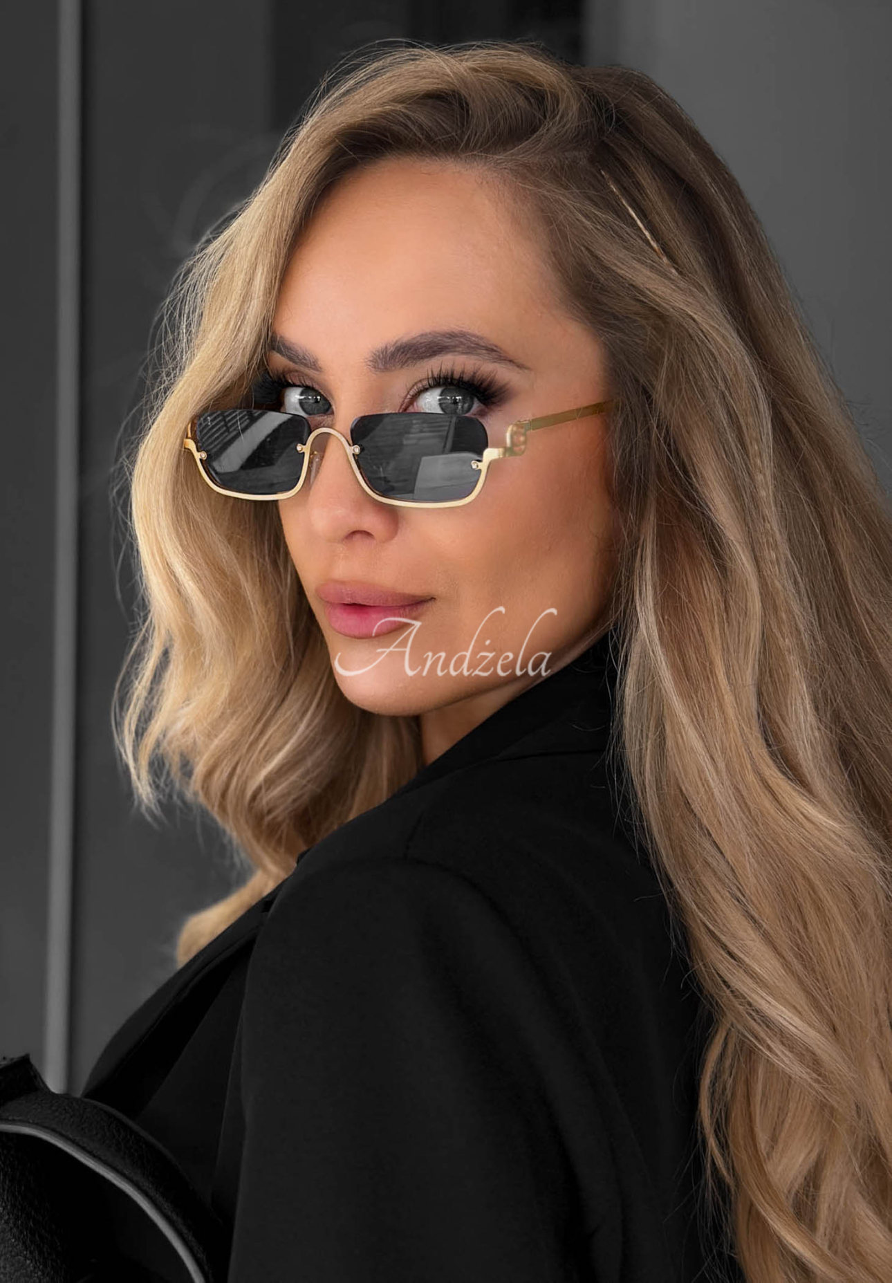 Sonnenbrille Pure Sun schwarz-golden