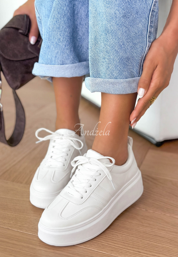 Sneakers Start With Forever wei&szlig;