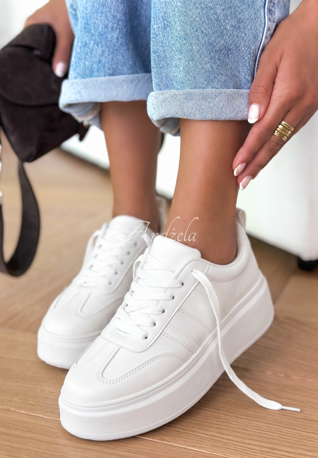 Sneakers Start With Forever weiß