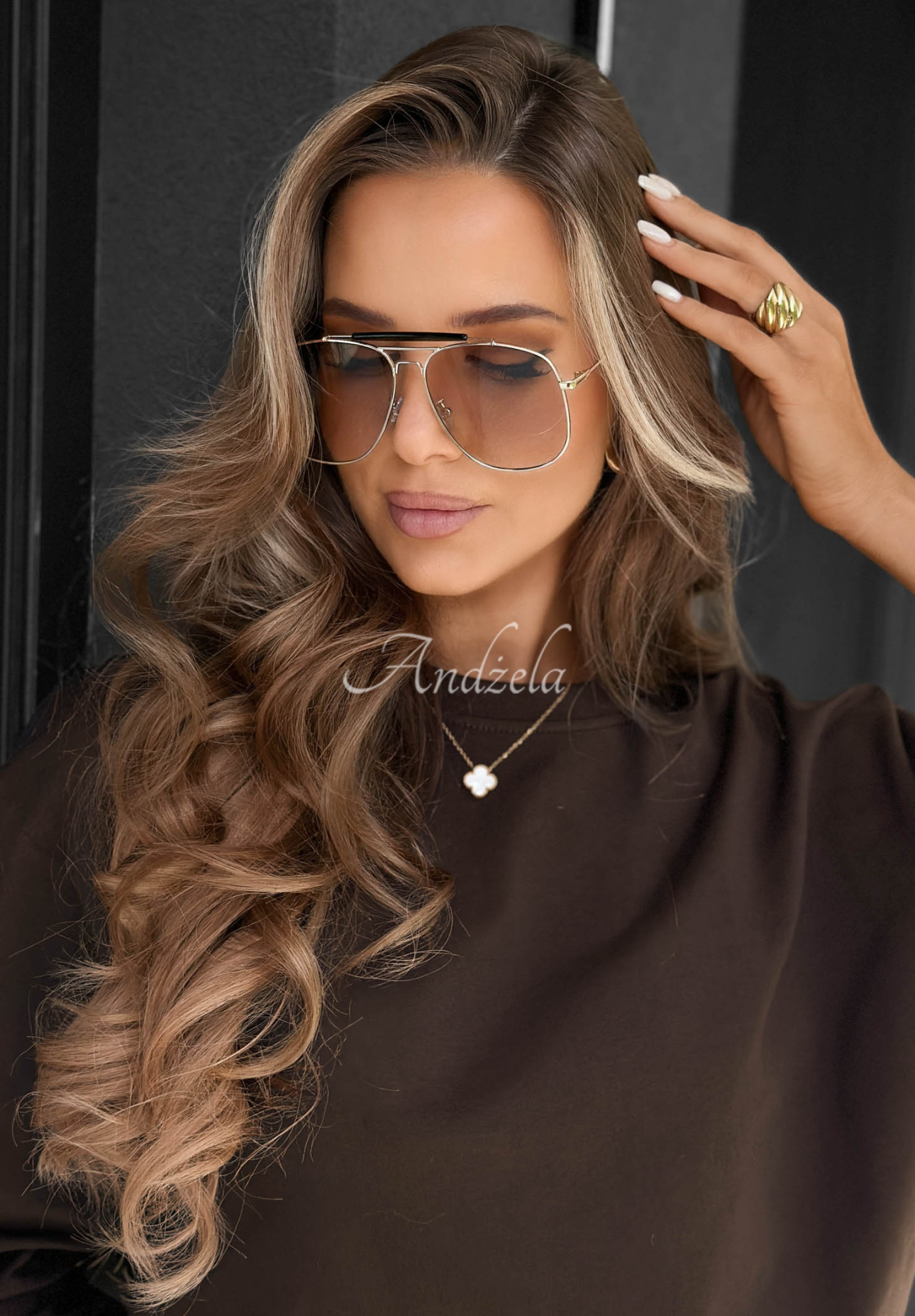 Sonnenbrille Warm Shade Braun
