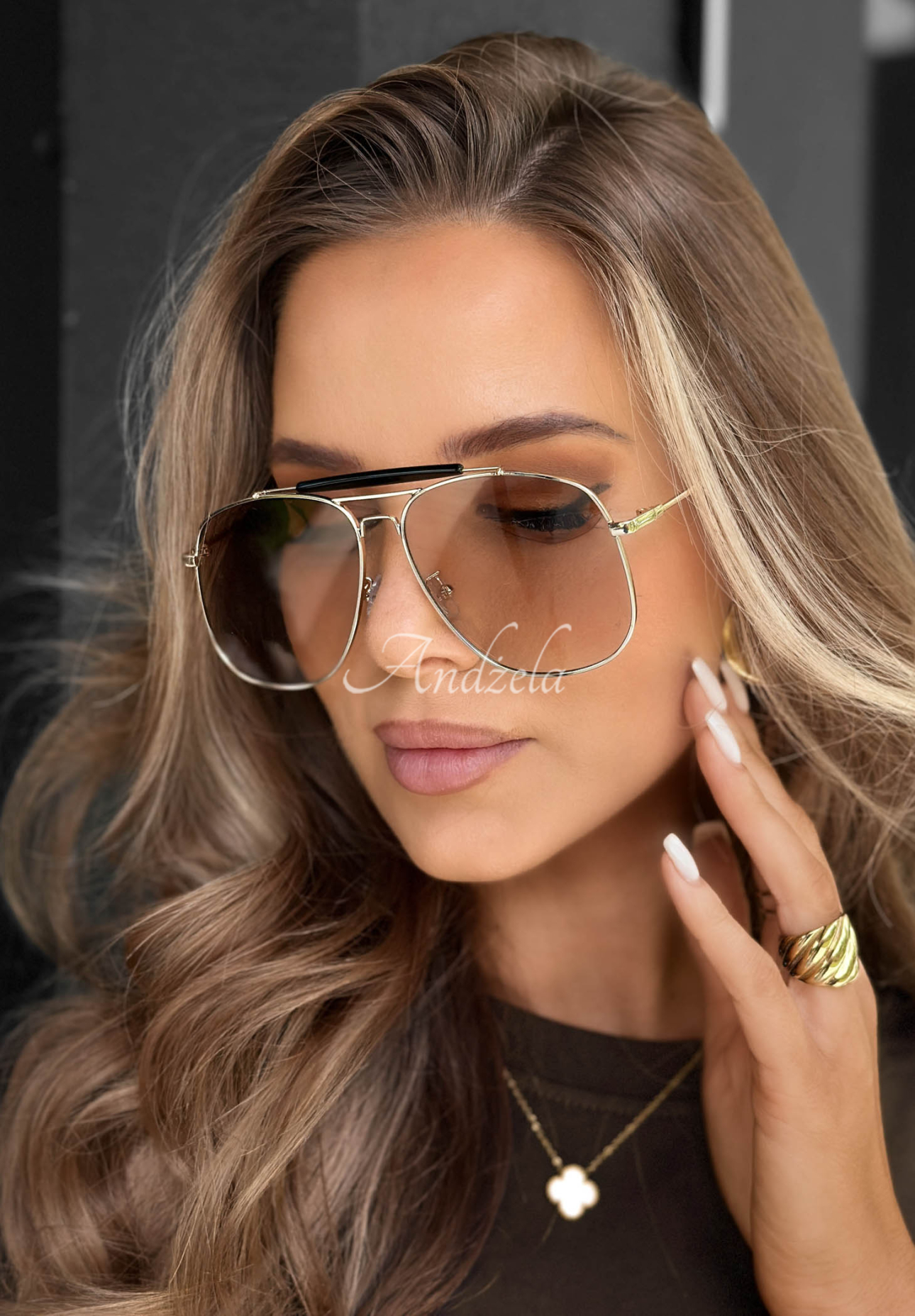 Sonnenbrille Warm Shade Braun