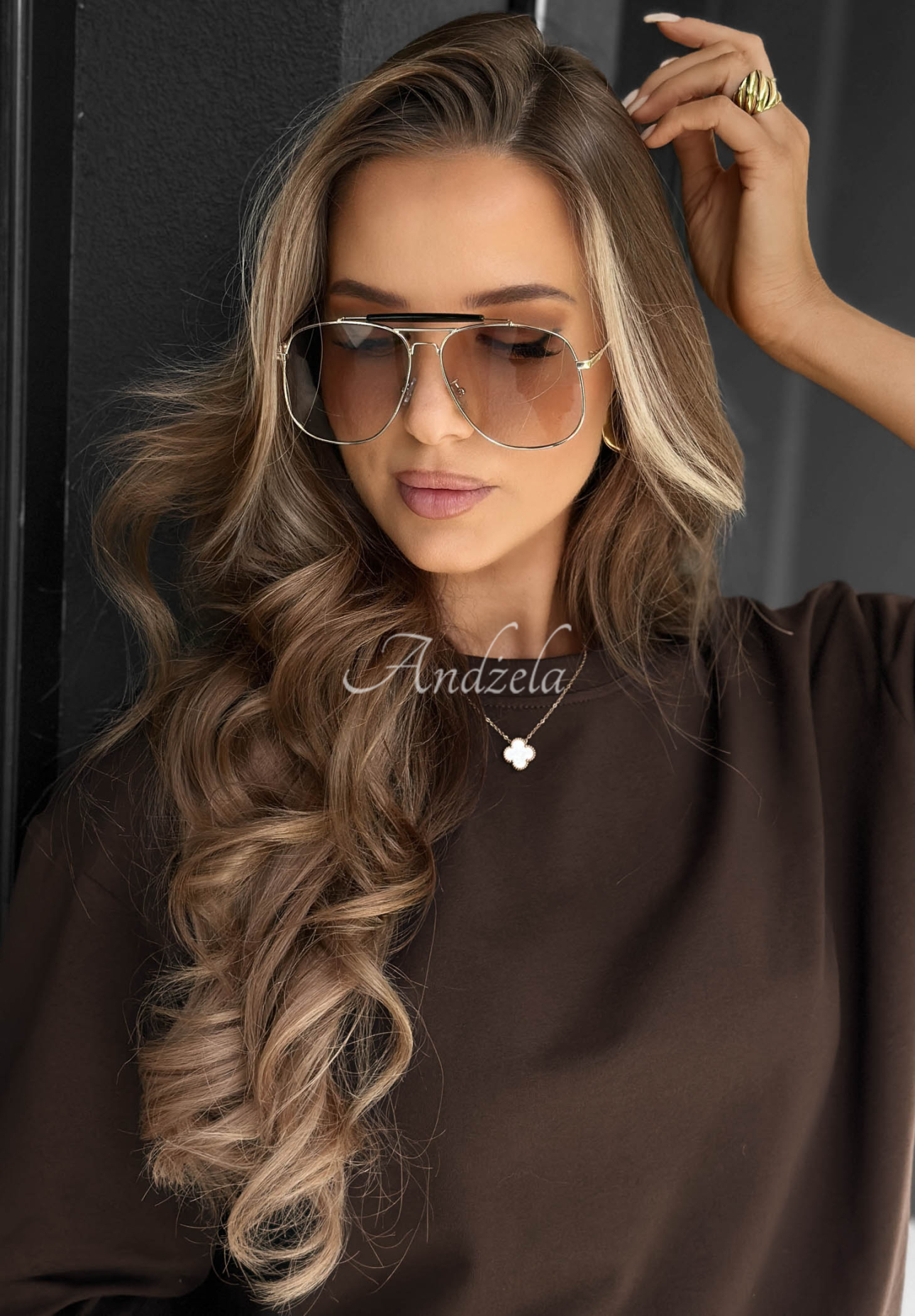 Sonnenbrille Warm Shade Braun