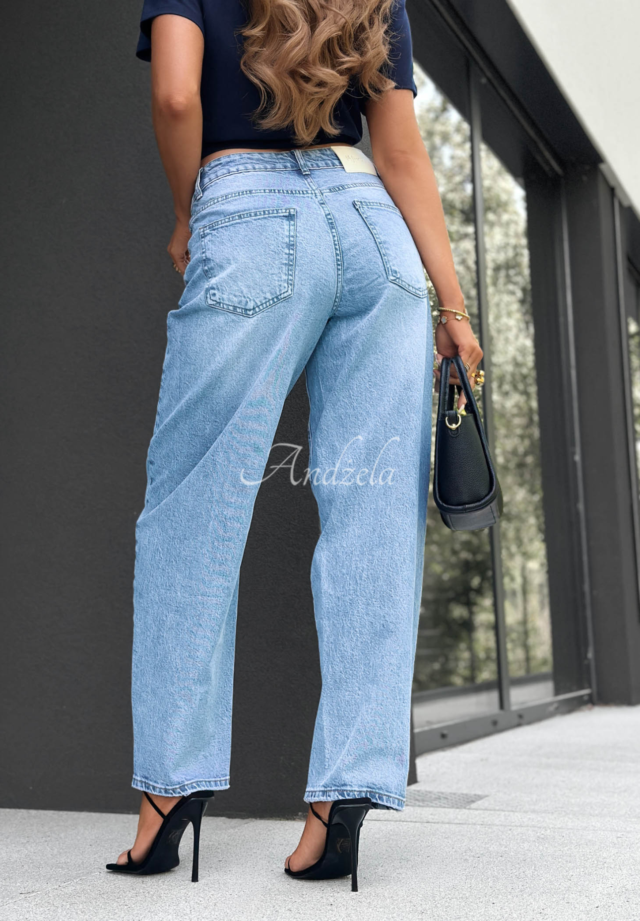 Baggy Jeans Keep Going Blau