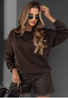 Sweatshirt Never Late Dunkelblau