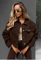 Jacke Jeans Follow Dreams Schokoladenbraun