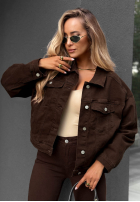 Jacke Jeans Follow Dreams Schokoladenbraun
