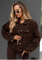 Jacke Jeans Follow Dreams Schokoladenbraun