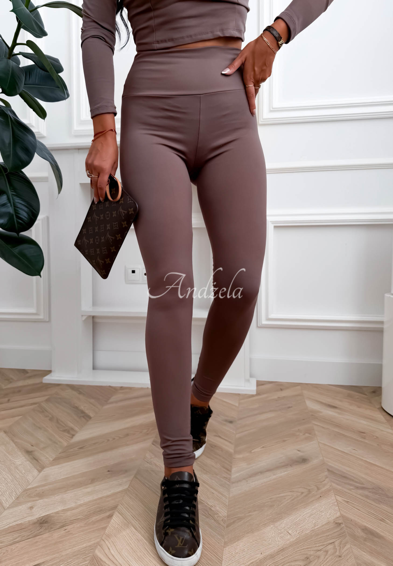 Leggings Meredity Mokkafarben
