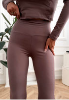 Leggings dzwony Can’t Stop Schokoladenbraun