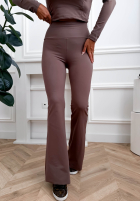 Leggings dzwony Can’t Stop Schokoladenbraun