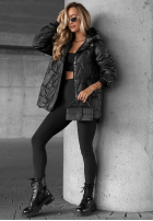 Pikowana Jacke Forest Story Schwarz