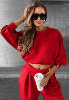 Sweat Set Cozy Balance Rot
