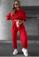 Sweat Set Cozy Balance Rot