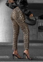 Hose Jeans a panterkę Wild Dream Beige