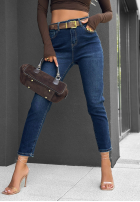 Hose Jeans skinny Strive For More Dunkelblau
