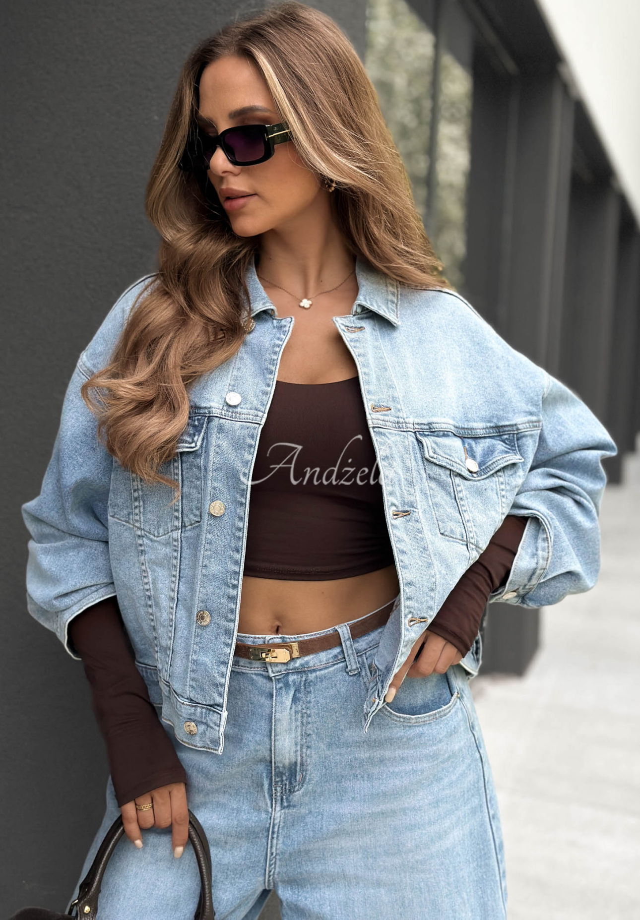 Jeansjacke For A While Blau