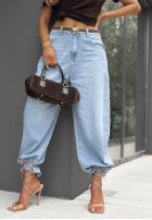 Hose Jeans mom fit Once More Blau