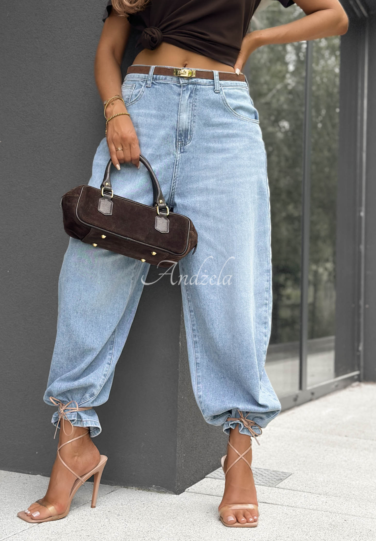 Ballon Jeanshose Once More Blau