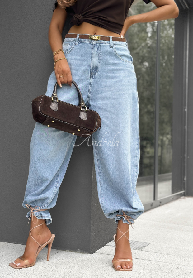 Ballon Jeanshose Once More Blau
