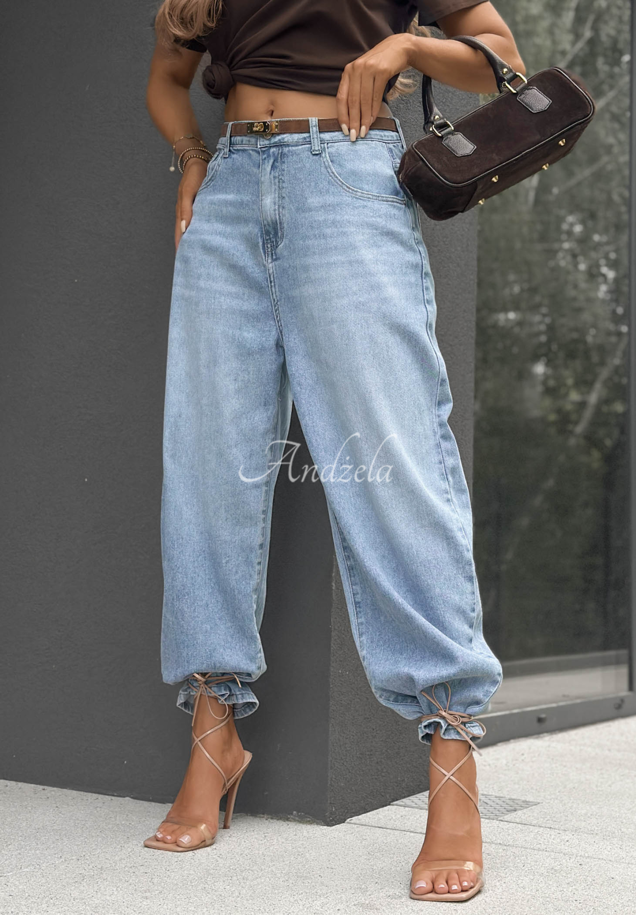 Ballon Jeanshose Once More Blau
