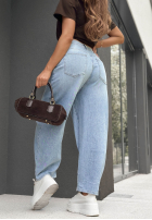Hose Jeans mom fit Once More Blau