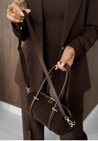Zamszowa Tasche Morning Elegance Schwarz