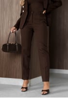 Eleganckie Hose Chinohose Endless Class Dunkelblau