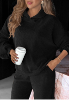 Sztruksowy Set Sweatshirt i Hose Quiet Confidence Schokoladenbraun