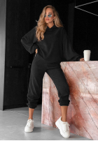 Sztruksowy Set Sweatshirt i Hose Quiet Confidence Schokoladenbraun