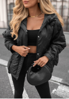 Pikowana Jacke z kapturem Autumn Escape Beige