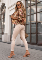 Żakardowa Jacke bomberka w kwiaty Secret Bloom Beige