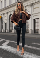 Jacke napoleonka Elegant Force Schwarz