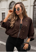 Jacke napoleonka Elegant Force Schwarz