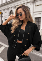 Jacke napoleonka Elegant Force Schwarz