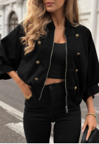 Jacke napoleonka Elegant Force Schwarz