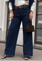 Hose Jeans z paskiem Urban Flam Dunkelblau