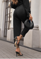 Hose Jeans mom fit Lost Message Schokoladenbraun