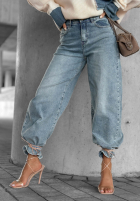 Hose Jeans banana Fall Ready Schokoladenbraun