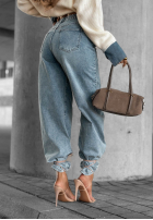 Hose Jeans banana Fall Ready Schokoladenbraun