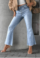 Hose Jeans dzwony Modern Classic Hellblau