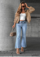 Hose Jeans dzwony Modern Classic Hellblau