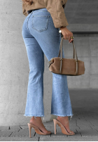 Hose Jeans dzwony Modern Classic Hellblau