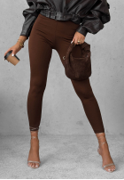Leggings Push-Up Fit Females Schokoladenbraun