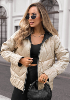 Pikowana Jacke z kapturem Forest Breeze Schwarz