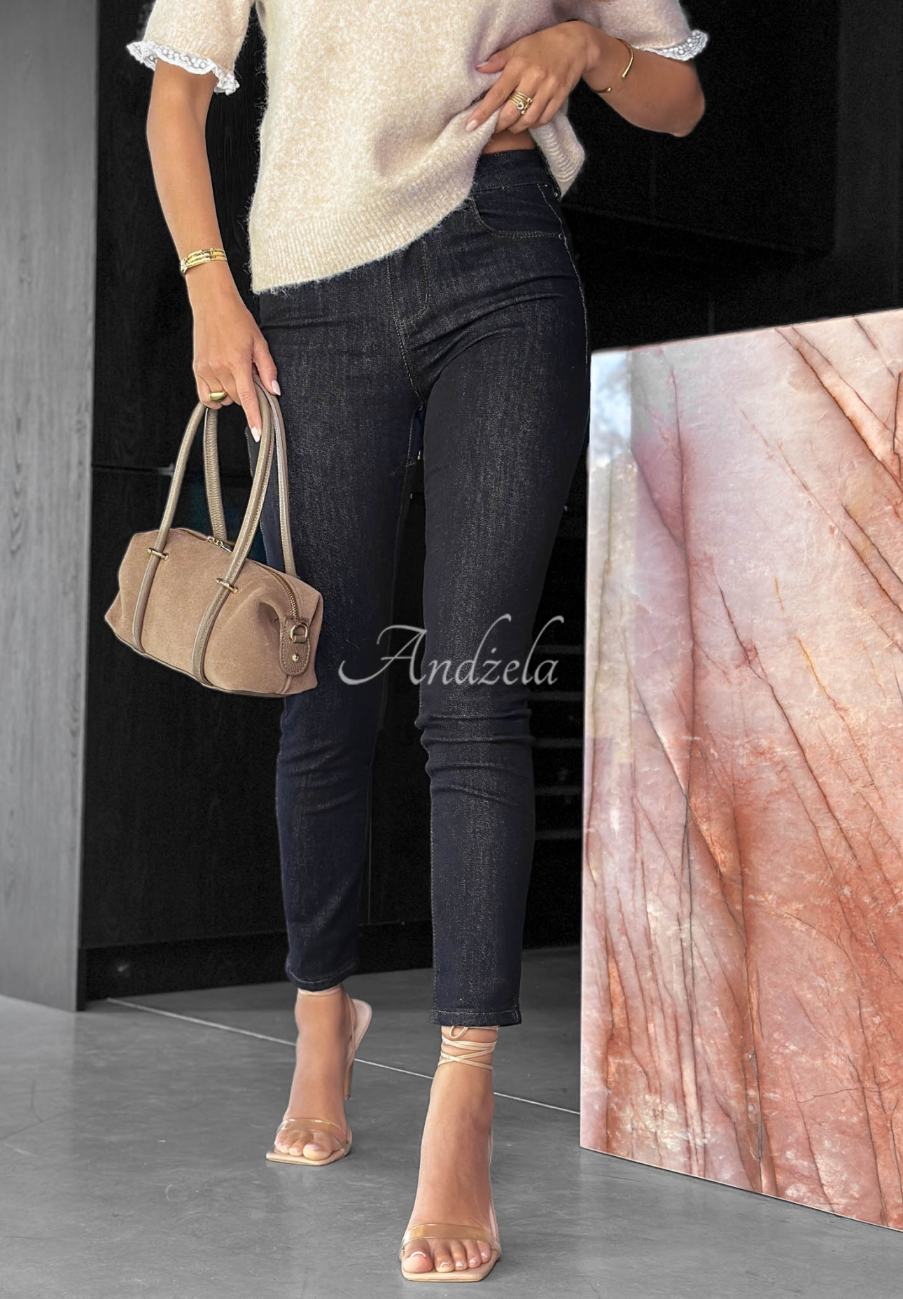 Skinny-Jeans Mind Rest Dunkelblau
