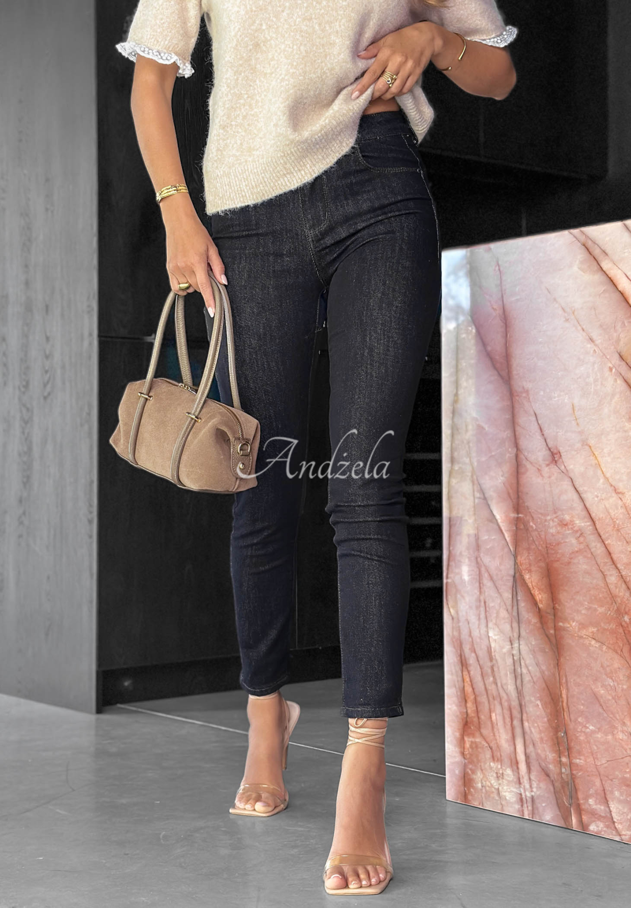 Skinny-Jeans Mind Rest Dunkelblau